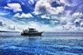 Seascape and dramatic sky.