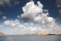 Seascape of the Grand Harbour in Malta Royalty Free Stock Photo