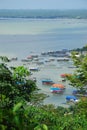 Seascape and house in east of Thailand Royalty Free Stock Photo