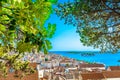 Seascape in Hvar town, Croatia.