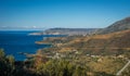 Seascape in inner Mani on Peloponnese, Greece