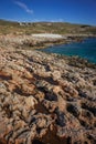 Seascape in inner Mani on Peloponnese, Greece