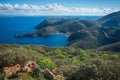 Seascape in inner Mani on Peloponnese, Greece