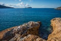 Seascape in inner Mani on Peloponnese, Greece