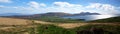 Panoramic Seascape of Kerry Peninsula and the Skelligs. County Kerry Ireland. Royalty Free Stock Photo