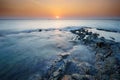 Seascape of Khao Lak at sunset, Phangnga, Thailand.