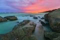 Seascape at Laan Hin Khao (White Rocks), Mae Ram Phung Beach, Rayong