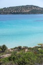 Seascape of Lagonisi Beach at Sithonia peninsula, Chalkidiki, Greece Royalty Free Stock Photo