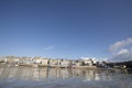 St Ives Harbour and town from the sea, late summer