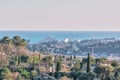 Landscape view from Saint Paul de Vence, France