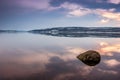 Seascape of northern Russia. Murmansk region.