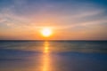 Seascape in the Odesa during the sunset in the summer season