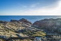 Seascapes over the Isle of Lewis shores, Scotland Royalty Free Stock Photo