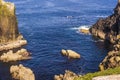 Seascapes over the Isle of Lewis shores, Scotland Royalty Free Stock Photo