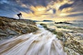 Seascape photographer on phuket beach