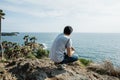 Seascape of Phuket Best View Point Sunset Royalty Free Stock Photo