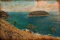 Seascape of phuket island