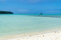 Seascape of Pines Island, new caledonia with turquoise lagoon Royalty Free Stock Photo