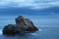 seascape Rock against the sea