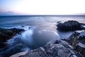 Seascape rock beach in Sinop,Turkey