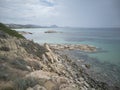 Seascape of Scoglio di Peppino beach