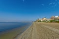 Seascape. Sea beach. La Manga del Mar Menor. Murcia, Spain Royalty Free Stock Photo