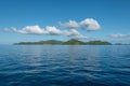 Panoramic view of tropical Islands in Indian Ocean, Seychelles.