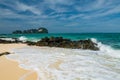 Seascape in summer at Bamboo island, Krabi Royalty Free Stock Photo