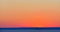 Seascape summer sunset on the island Cres Royalty Free Stock Photo