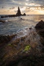 Seascape on sunset, Cabo de Gata, AlmerÃÂ­a, Spain