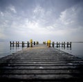 Seascape Switzerland Vaud Saint-Sulpice Sky Clouds Boat Dock