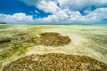 Seascape in Taketomi island of Okinawa Royalty Free Stock Photo