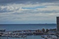 Seascape of Tomis Harbor in Constanta Royalty Free Stock Photo