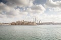 Seascape view in the grand harbour of malta Royalty Free Stock Photo