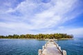 Seascape View of Hoga Island, Wakatobi, Indonesia Royalty Free Stock Photo