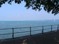 Seascape,View of the Lake called Bodensee , bye Bregenz Austria, Lakeside walk