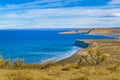 Seascape View from Punta del Marquez Viewpoint, Chubut, Argentina Royalty Free Stock Photo
