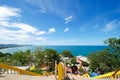 Seascape view from Wat Khao Takiap, Thailand