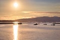 Seascape from Vilanova de Arousa Royalty Free Stock Photo