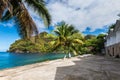 Seascape at the Wallilabou Anchorage at Wallilabou Bay, Saint Vincent and the Grenadines