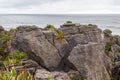 Seascapes of Paparoa national park, New Zealand Royalty Free Stock Photo