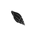 Seashell Outline Icon in a Trendy Minimal Style. Vector Illustration of a Spiral Shell for Website, T-Shirt Print