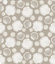 Seashell pattern Royalty Free Stock Photo