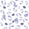 Seashell seamless pattern