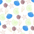 Seashell Summer Y2k Indie Pattern