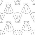 Seashells molluscs Summer Pattern Animals sea seafood