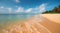 Seashore bliss, mesmerizing tropical beach, soft sandy shorelines, and coastal splendor