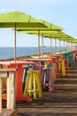 Seashore Cafe Royalty Free Stock Photo