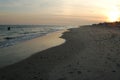 Seashore at dusk