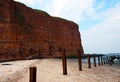 Seashore at heligoland island Royalty Free Stock Photo